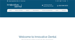 Desktop Screenshot of innovativedental.com.au